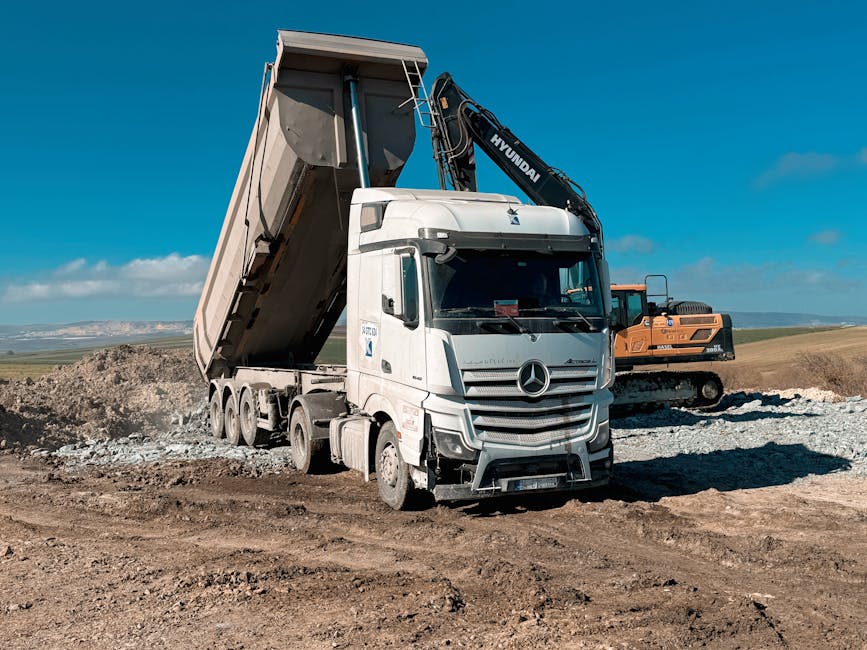 Logistyka materiałów sypkich: jak bezbłędnie zaplanować dostawę na budowę